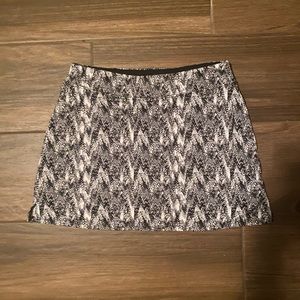 printed tennis skirt